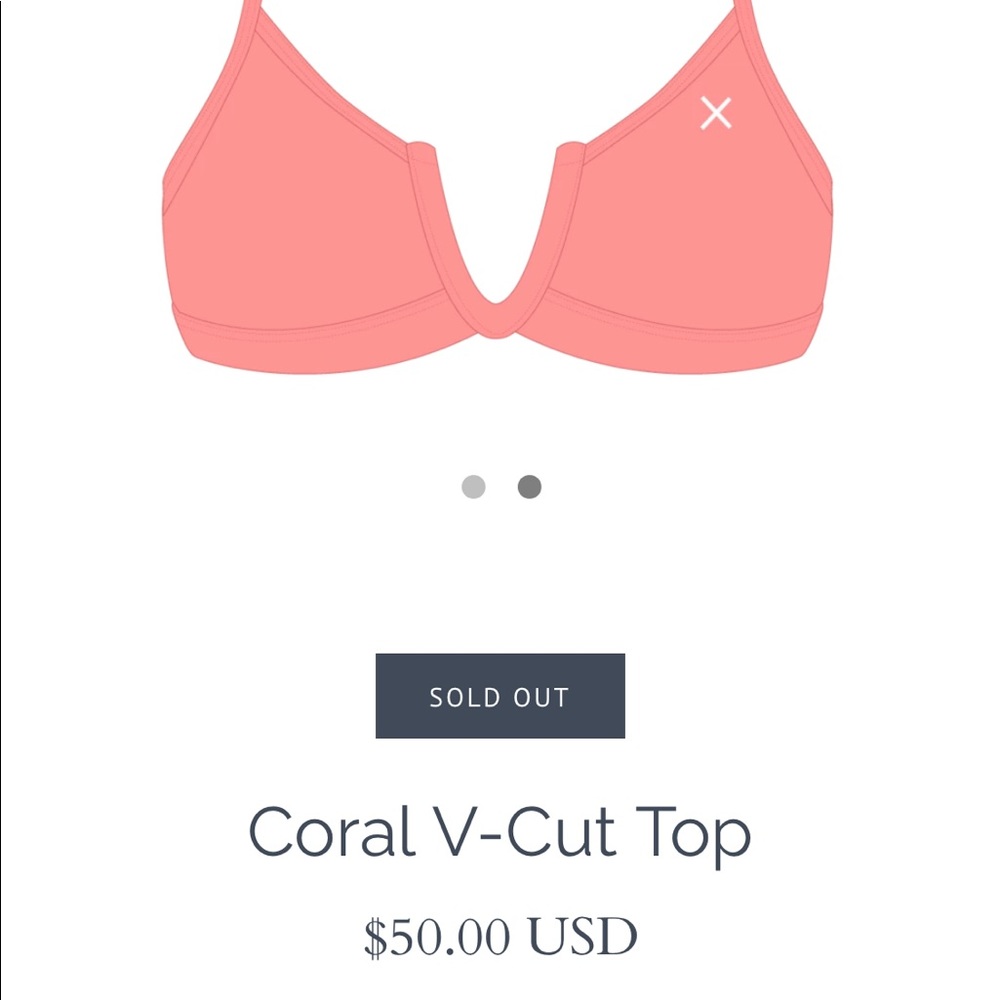 Boutine LA Coral V-Cut Top